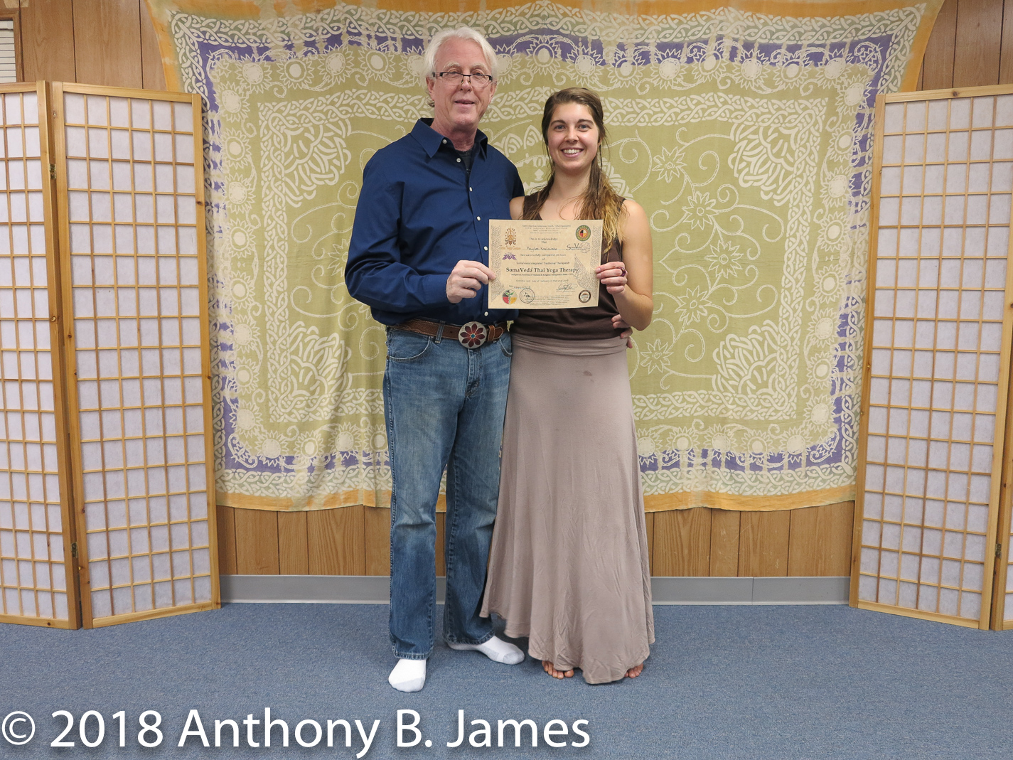 January 2018 SomaVeda® Thai Yoga Practitioner Certificate Class