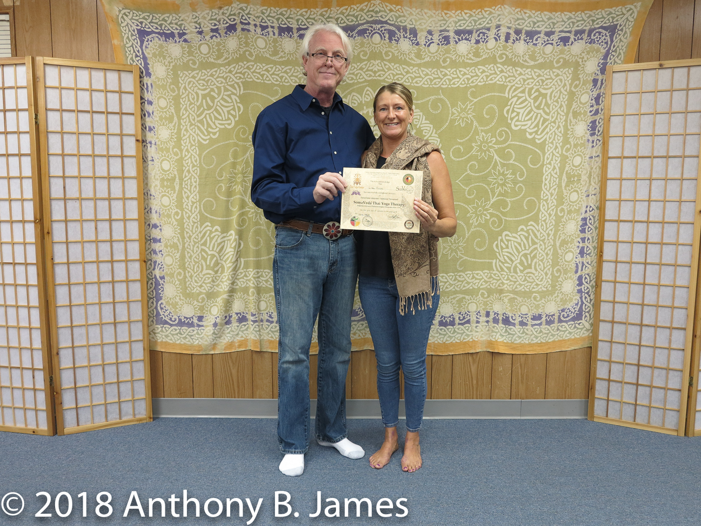 January 2018 SomaVeda® Thai Yoga Practitioner Certificate Class