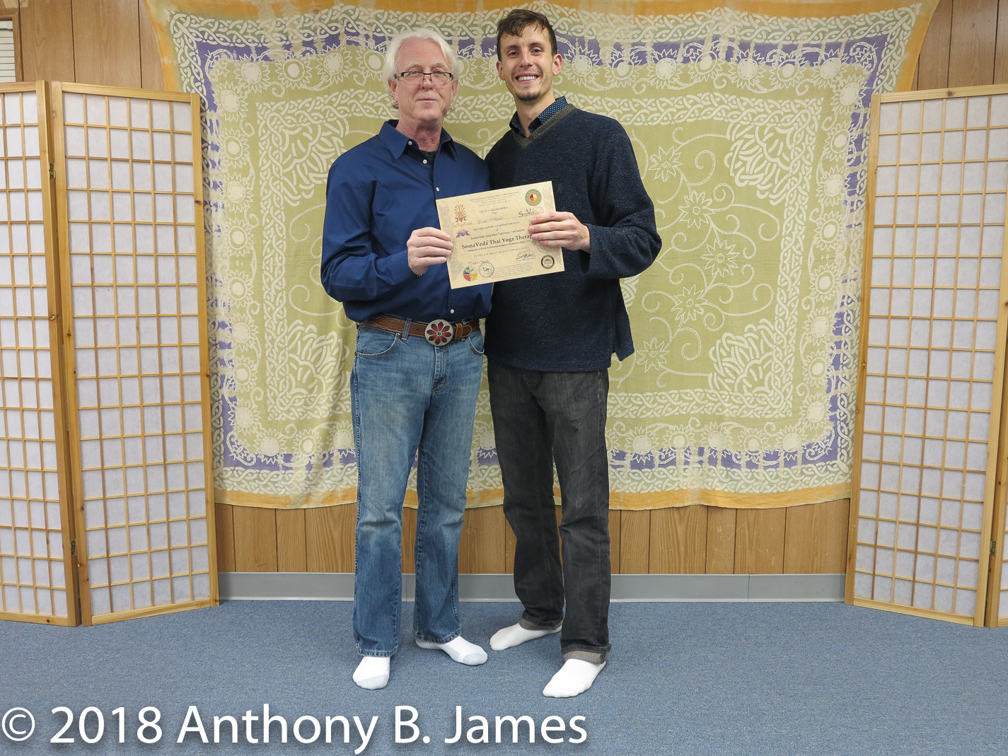 January 2018 SomaVeda® Thai Yoga Practitioner Certificate Class