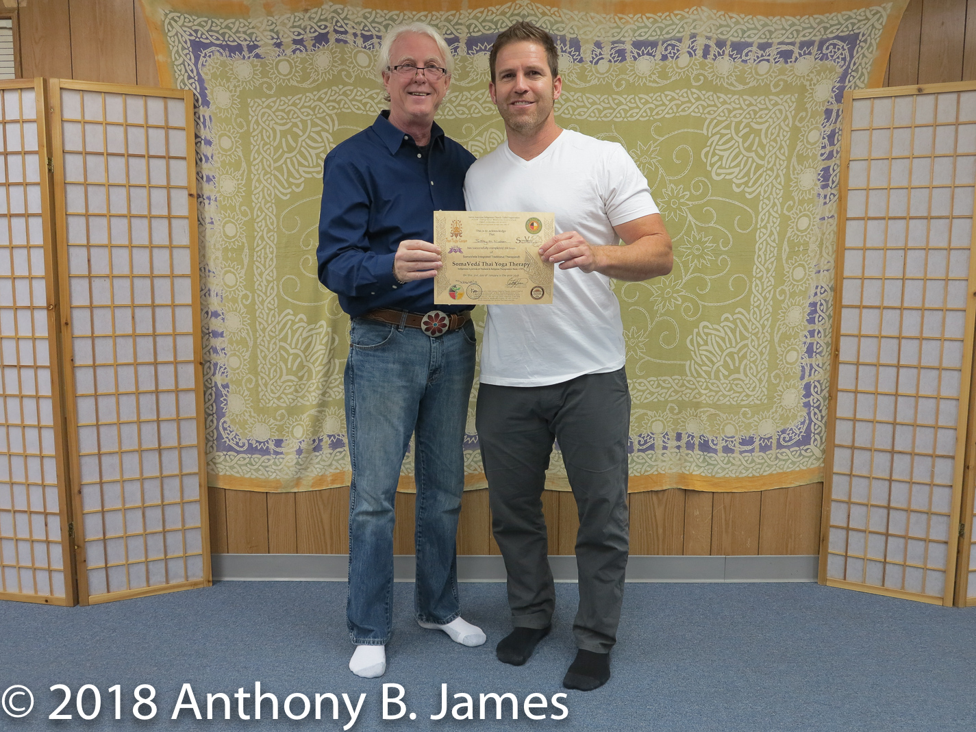 January 2018 SomaVeda® Thai Yoga Practitioner Certificate Class