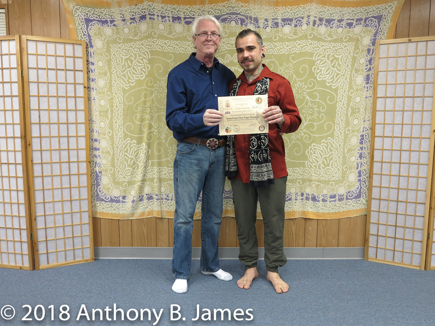 January 2018 SomaVeda® Thai Yoga Practitioner Certificate Class