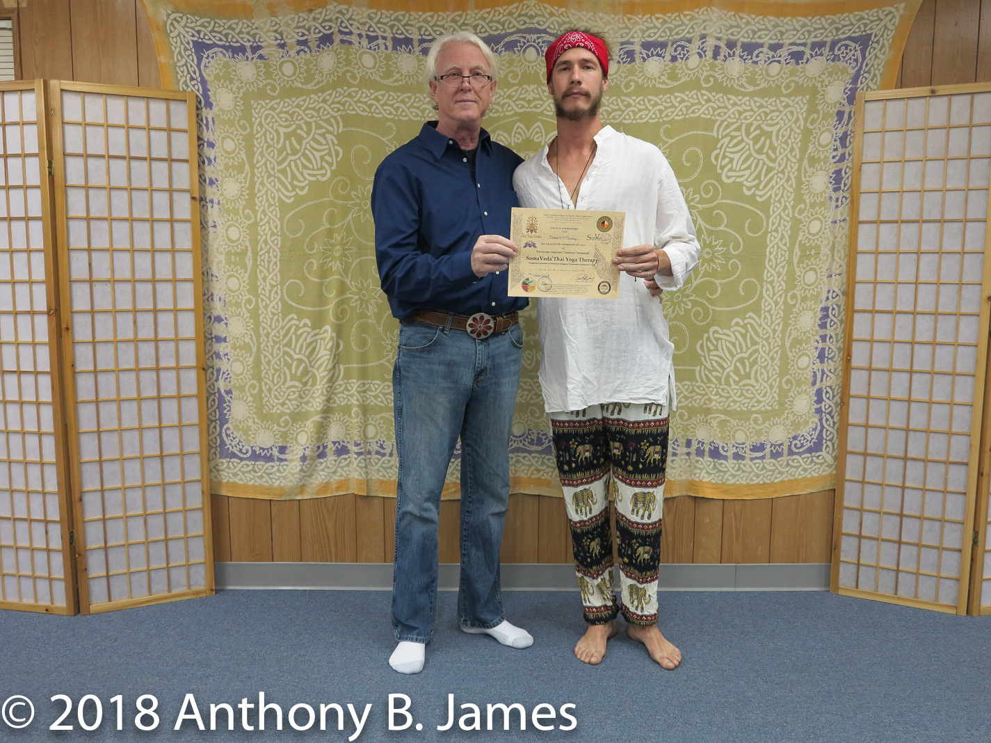 January 2018 SomaVeda® Thai Yoga Practitioner Certificate Class