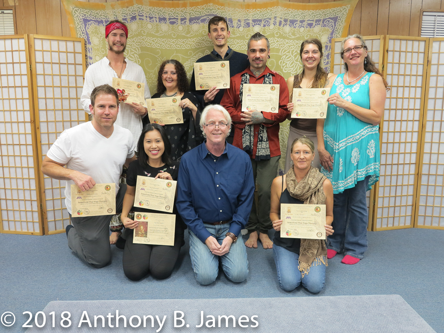 January 2018 SomaVeda® Thai Yoga Practitioner Certificate Class