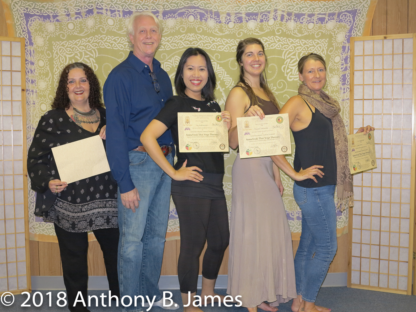 January 2018 SomaVeda® Thai Yoga Practitioner Certificate Class